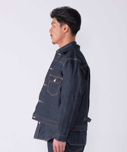 BEDWIN & THE HEARTBREAKERS(ベドウィン アンド ザ ハートブレイカーズ)の「RAW DENIM JACKET "CASSIDY"(デニムジャケット・メンズ・インディゴブルー・MEDIUM)」の7枚目の写真
