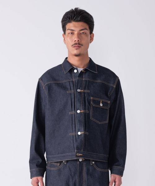 BEDWIN & THE HEARTBREAKERS(ベドウィン アンド ザ ハートブレイカーズ)の「RAW DENIM JACKET "CASSIDY"(デニムジャケット・メンズ・インディゴブルー・MEDIUM)」の9枚目の写真