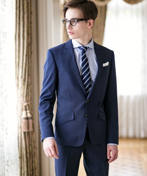 Buffalo Bobs（バッファローボブズ）の「NEW YORKER-EDITOR(ニューヨーカー エディター)2B スーツ 2パンツセット（スーツセット・メンズ・グレー/ブルー/ブラック・3/L/4(LL)/2/M）」の3枚目の写真