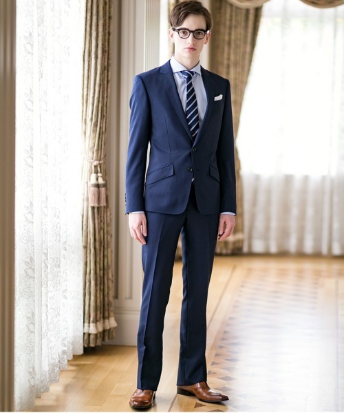 Buffalo Bobs（バッファローボブズ）の「NEW YORKER-EDITOR(ニューヨーカー エディター)2B スーツ 2パンツセット（スーツセット・メンズ・グレー/ブルー/ブラック・3/L/4(LL)/2/M）」の22枚目の写真