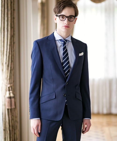 Buffalo Bobs（バッファローボブズ）の「NEW YORKER-EDITOR(ニューヨーカー エディター)2B スーツ 2パンツセット（スーツセット・メンズ・グレー/ブルー/ブラック・3/L/4(LL)/2/M）」の16枚目の写真