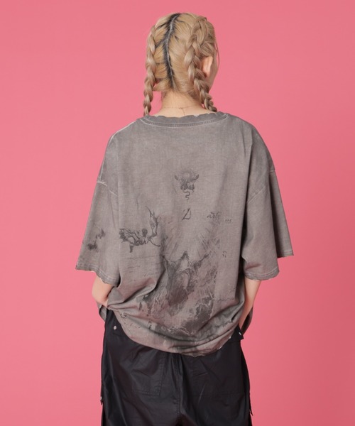 【DankeSchon】BURN S/S TEE MARIA ベージュ 要在庫確認 DankeSchon/ダンケシェーン/BURN S/S TEE MARIA | L.H.P