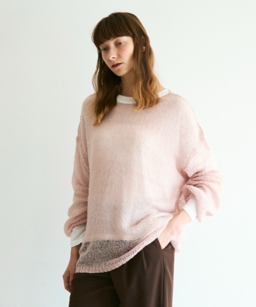 良品★マークアンドロナ スカイウォーカークルーニット モヘア 36 良品☆マークアンドロナ スカイウォーカークルーニット モヘア 36 MONO