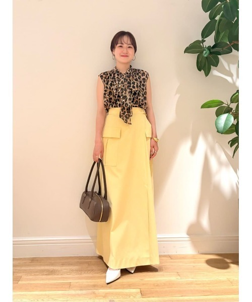 ✨新品未使用✨allureville レオパード柄フリルブラウス 個性派