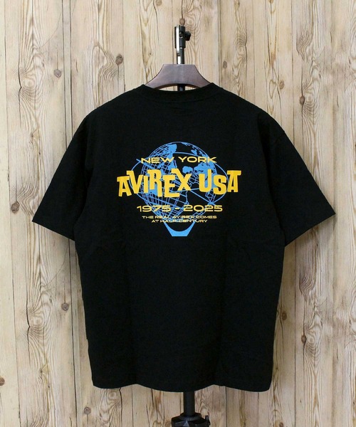 AVIREX(アヴィレックス)の「AVIREX USA S/S TEE(Tシャツ/カットソー・メンズ・ブラック/パープル/ホワイト・L/XL/XXL/M)」の2枚目の写真