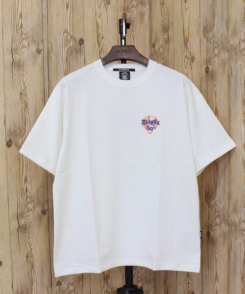 AVIREX(アヴィレックス)の「AVIREX USA S/S TEE(Tシャツ/カットソー・メンズ・ブラック/パープル/ホワイト・L/XL/XXL/M)」の4枚目の写真
