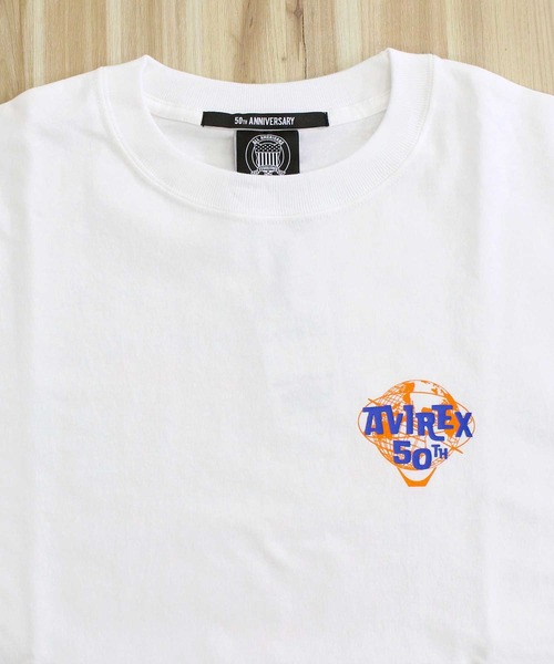 AVIREX(アヴィレックス)の「AVIREX USA S/S TEE(Tシャツ/カットソー・メンズ・ブラック/パープル/ホワイト・L/XL/XXL/M)」の5枚目の写真