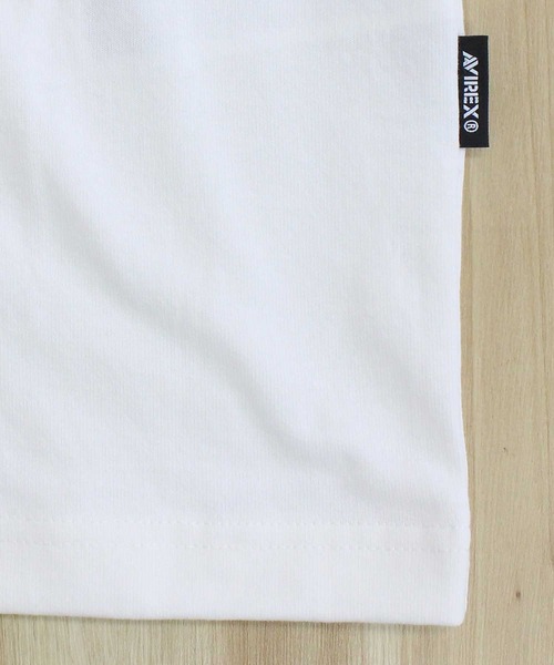 AVIREX(アヴィレックス)の「AVIREX USA S/S TEE(Tシャツ/カットソー・メンズ・ブラック/パープル/ホワイト・L/XL/XXL/M)」の8枚目の写真