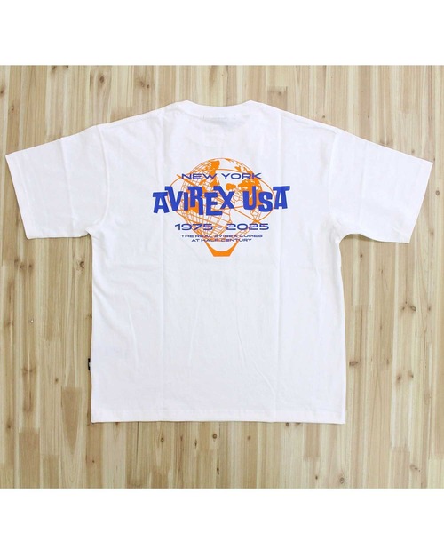 AVIREX(アヴィレックス)の「AVIREX USA S/S TEE(Tシャツ/カットソー・メンズ・ブラック/パープル/ホワイト・L/XL/XXL/M)」の9枚目の写真