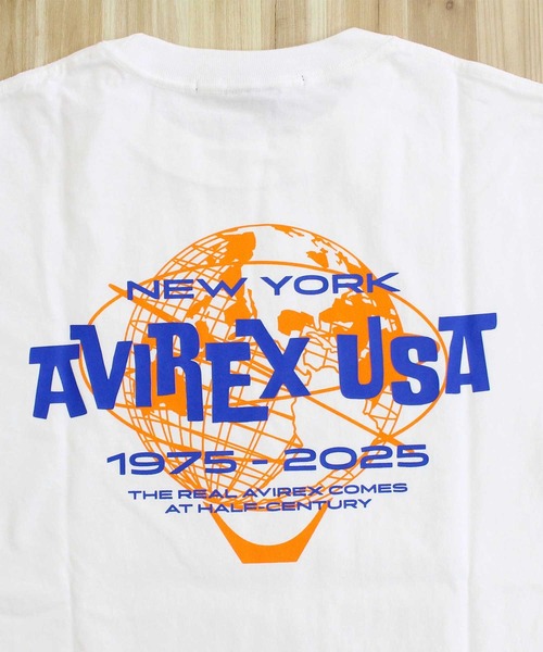 AVIREX(アヴィレックス)の「AVIREX USA S/S TEE(Tシャツ/カットソー・メンズ・ブラック/パープル/ホワイト・L/XL/XXL/M)」の10枚目の写真