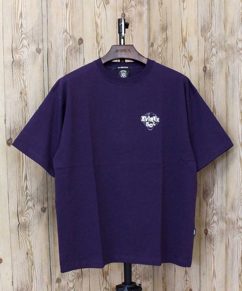 AVIREX(アヴィレックス)の「AVIREX USA S/S TEE(Tシャツ/カットソー・メンズ・ブラック/パープル/ホワイト・L/XL/XXL/M)」の16枚目の写真