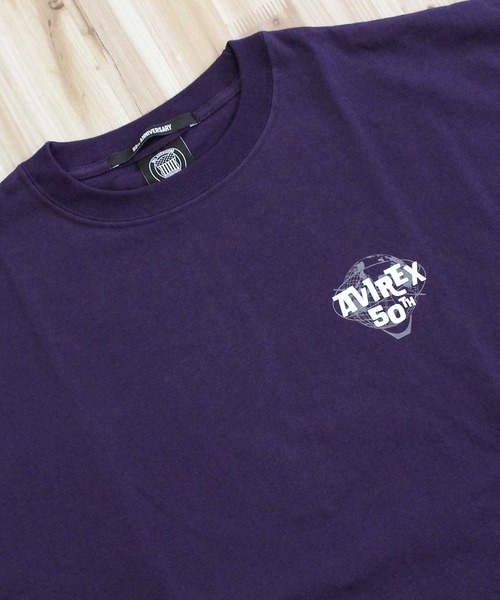 AVIREX(アヴィレックス)の「AVIREX USA S/S TEE(Tシャツ/カットソー・メンズ・ブラック/パープル/ホワイト・L/XL/XXL/M)」の17枚目の写真