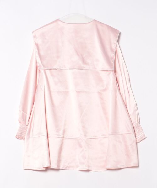 NO WAY(ノーウェイ)の「/little sunny bite/satin sailor dress(ワンピース・レディース・イエロー/ブルー/ピンク・MEDIUM/SMALL)」の4枚目の写真