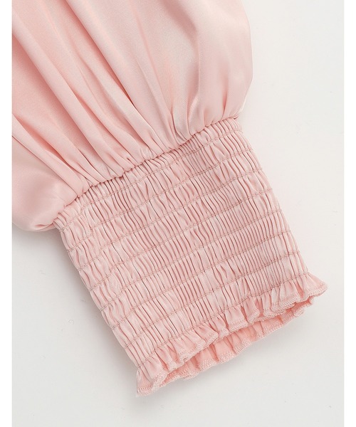 NO WAY(ノーウェイ)の「/little sunny bite/satin sailor dress(ワンピース・レディース・イエロー/ブルー/ピンク・MEDIUM/SMALL)」の6枚目の写真