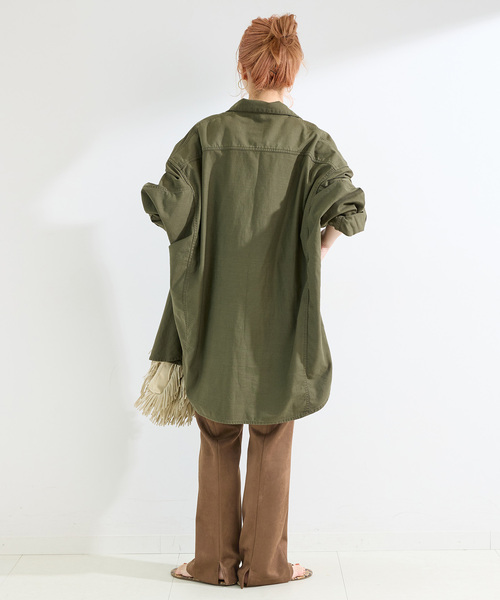 B.C STOCK（ベーセーストック）の「ウォッシャブル / ヌバック調フレアスリムパンツ（その他パンツ・レディース・ブラック/ブラウン・SMALL/MEDIUM）」の12枚目の写真