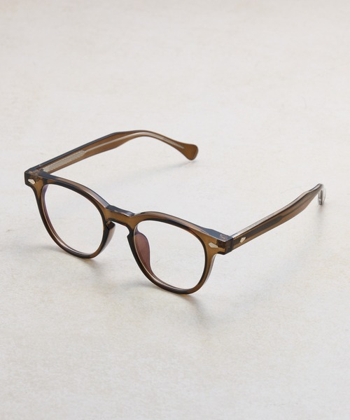 PAPILLONNER（パピヨネ）の「クリアフレームメガネ（メガネ・レディース・ブラウン・FREE）」の4枚目の写真