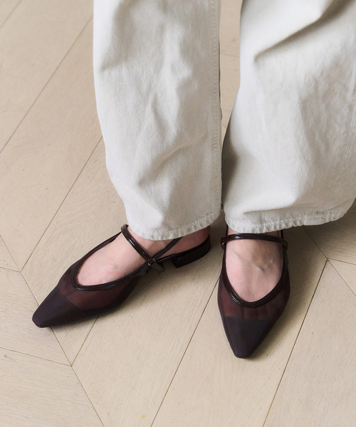 シアーストラップスリングバック（その他シューズ）｜LE TALON