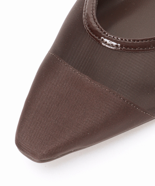 LE TALON シアーストラップスリングバック ブラウン 23 セール】シアーストラップスリングバック（その他シューズ）｜LE TALON