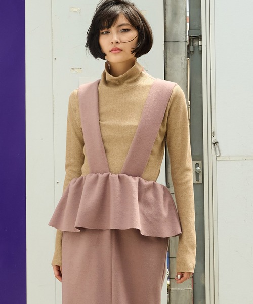 AVIE（アビィ）の「グリッターリブハイネック（Tシャツ/カットソー・レディース・シルバー/ブラック/ブロンズ・38）」の17枚目の写真