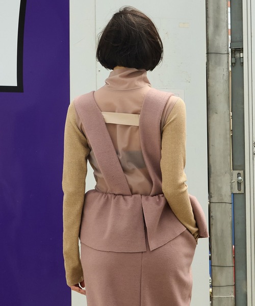 AVIE（アビィ）の「グリッターリブハイネック（Tシャツ/カットソー・レディース・シルバー/ブラック/ブロンズ・38）」の21枚目の写真