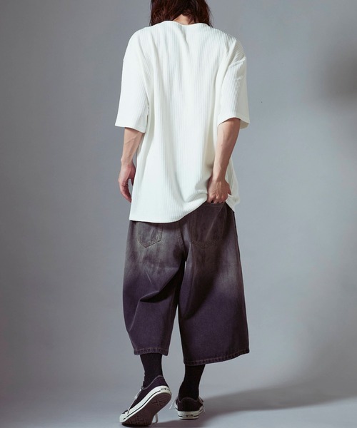 Theater code(シアターコード)の「Ribbed knit half-zip top / リブ編みニット ハーフジップトップス 2026年春夏(Tシャツ/カットソー・メンズ・ホワイト/アイボリー/ブラック・L/M)」の17枚目の写真