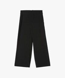 ブラック トリアセテート クレープ パンツ "Tyra"