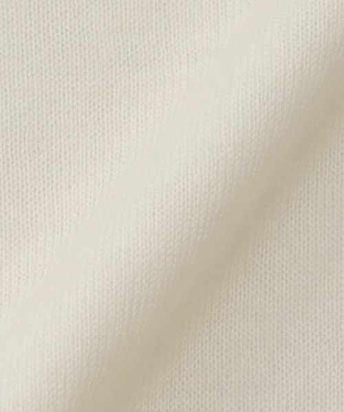 DRESSLAVE(ドレスレイブ)の「18G soft sheer mockneck pull(18ゲージソフトシアーモックネックプルオーバー)(ニット/セーター・レディース・ホワイト/オレンジ/ネイビー・38)」の5枚目の写真