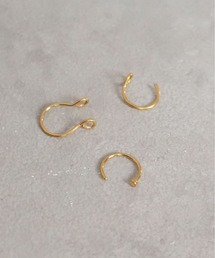 RiNc（リンク）の「【 BARELY BLUE / ベアリーブルー 】 フェイス ピアス風 カフ 3点セット / フェイク ピアス（イヤーカフ）」