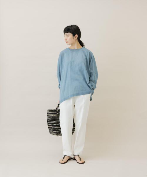 ソフトローンシアーワイドプルオーバー（シャツ/ブラウス）｜か