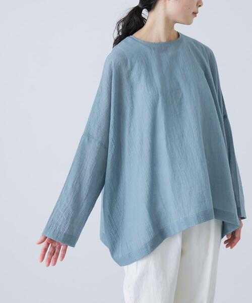 ソフトローンシアーワイドプルオーバー（シャツ/ブラウス）｜かぐれ