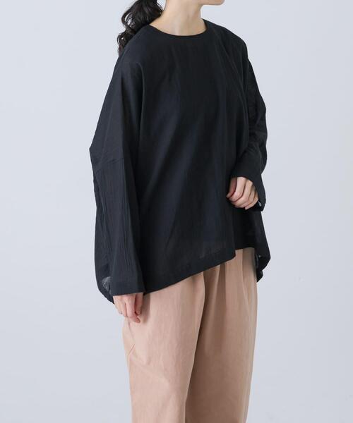ソフトローンシアーワイドプルオーバー（シャツ/ブラウス）｜かぐれ