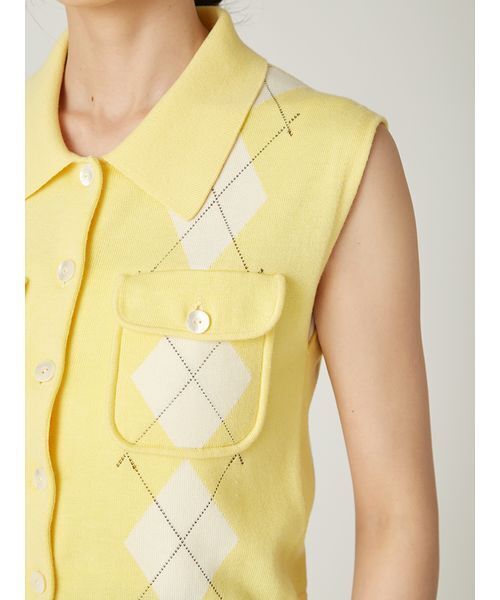 ノースリポロニットジレ（ニット/セーター）｜FRAY I.D（フレイ