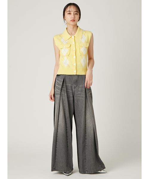 ノースリポロニットジレ（ニット/セーター）｜FRAY I.D（フレイ