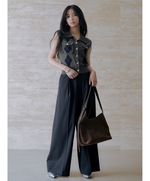 ノースリポロニットジレ（ニット/セーター）｜FRAY I.D（フレイ