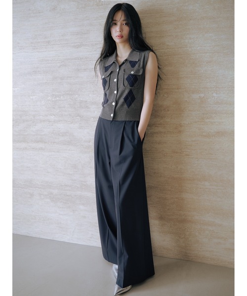 ノースリポロニットジレ（ニット/セーター）｜FRAY I.D（フレイ