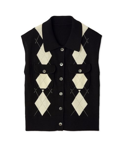 ノースリポロニットジレ（ニット/セーター）｜FRAY I.D（フレイ