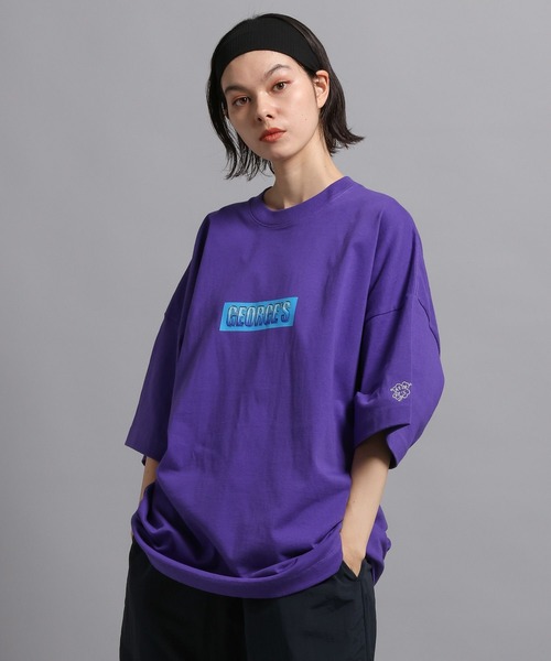 GEORGE'S（ジョージズ）の「グラスロゴ Tシャツ（Tシャツ/カットソー・メンズ・ブラック/オフホワイト/パープル・LARGE/MEDIUM）」の21枚目の写真
