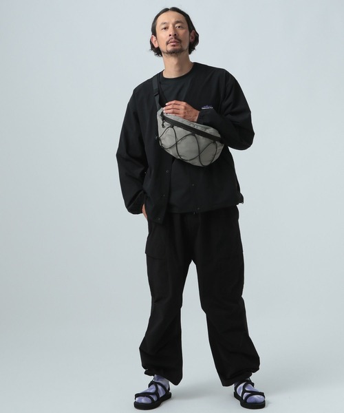 BAYFLOW（ベイフロー）の「【BUDDIES Dept.】ナイロンウエストバッグ（ボディバッグ/ウエストポーチ・メンズ・ブラック/グレー・FREE）」の4枚目の写真