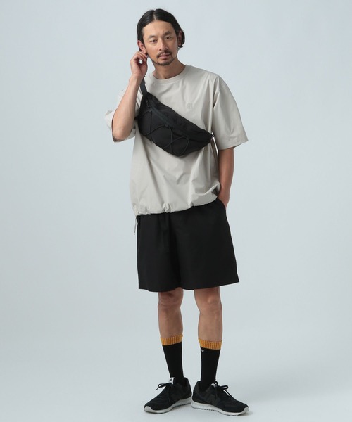 BAYFLOW（ベイフロー）の「【BUDDIES Dept.】ナイロンウエストバッグ（ボディバッグ/ウエストポーチ・メンズ・ブラック/グレー・FREE）」の7枚目の写真