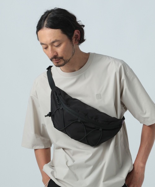 BAYFLOW（ベイフロー）の「【BUDDIES Dept.】ナイロンウエストバッグ（ボディバッグ/ウエストポーチ・メンズ・ブラック/グレー・FREE）」の8枚目の写真