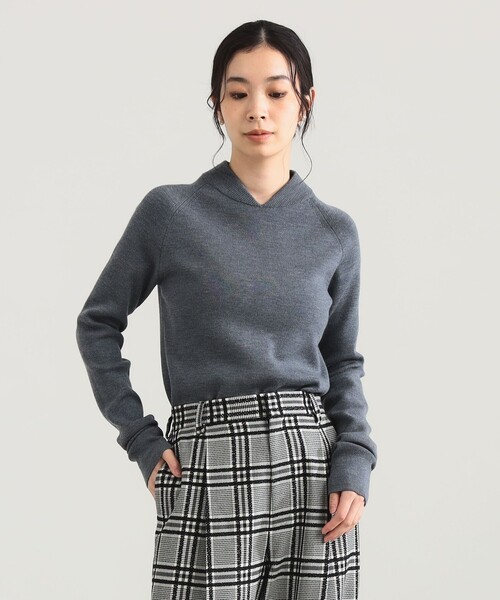 AK+1 / MA-1 リブカラー プルオーバー（ニット/セーター）｜Demi-Luxe