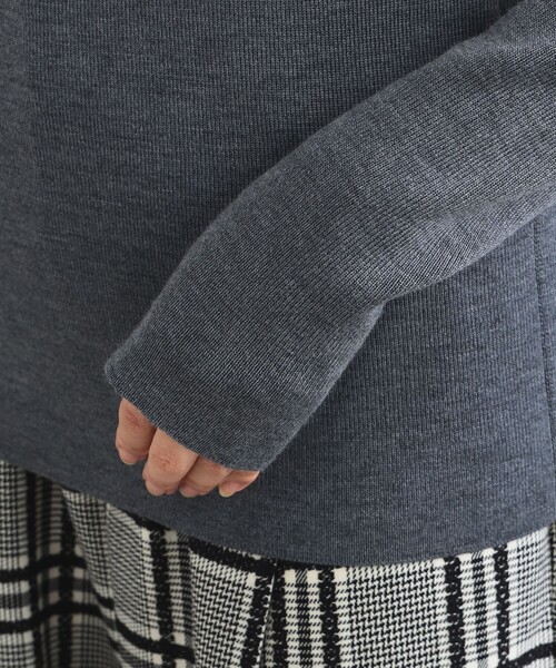 Demi-Luxe BEAMS AK+1 / ポンチョ ニット プルオーバー AK+1 / MA-1