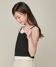 JENNI love（ジェニィラブ）の「レイヤード風配色キャミソール（キャミソール・キッズ）」