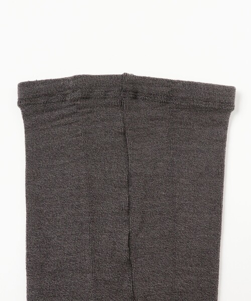 Demi-Luxe BEAMS（デミルクス ビームス）の「【1/15再値下げ】AK+1 / ウール混 天竺 タイツ（タイツ/ストッキング・レディース・オリーブ/チャコールグレー・ONE SIZE）」の4枚目の写真