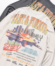 ALWAYS GOOD TIME | 【FAST＆FURIOUS/ワイルドスピード】ピグメント風プリントロンＴ(Tシャツ/カットソー)