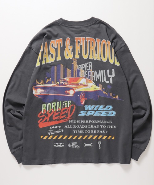 ALWAYS GOOD TIME（オルウェイズグッドタイム）の「【FAST＆FURIOUS/ワイルドスピード】ピグメント風プリントロンＴ（Tシャツ/カットソー・メンズ・アイボリー/スミクロ/ホワイト系その他/ブラック系その他・M/L/LL）」の20枚目の写真