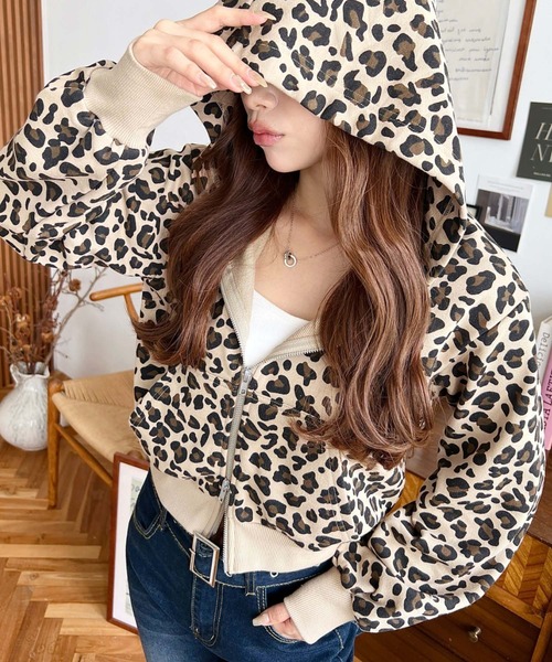 moneysex888 レオパードジップフーディー　ec melodi moneysex888 レオパードジップフーディー ec melodi moneysex888