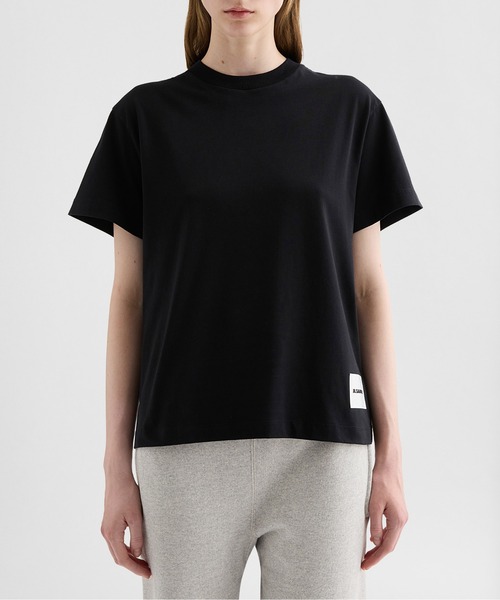 未使用　JIL SANDER 23ss パックTシャツ 黒　一枚　L JIL SANDER - jil sander 23ss パックt ロンt 新品 サイズxLの
