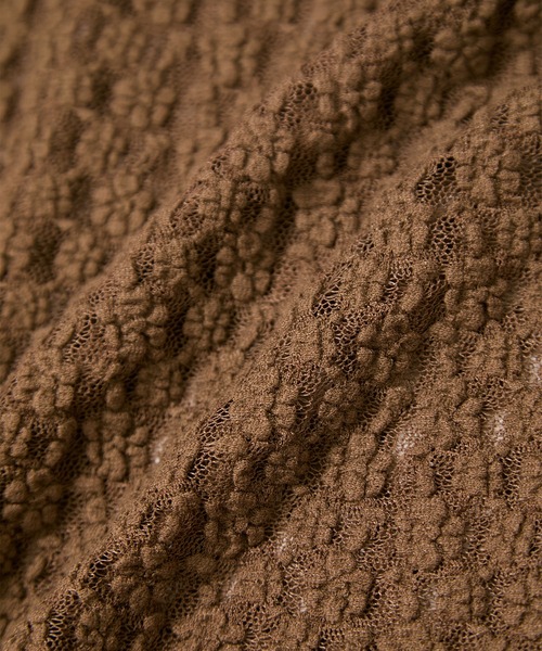 VIS（ビス）の「レースポロ襟カーディガン（カーディガン/ボレロ・レディース・ブラック/ブラウン系その他2/キナリ・FREE）」の15枚目の写真