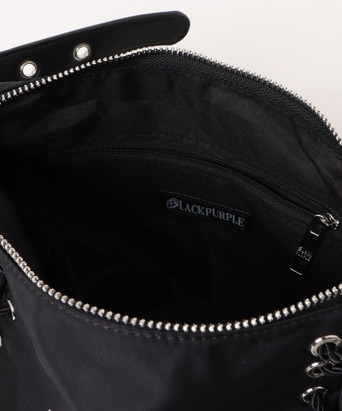 BLACKPURPLE(ブラックパープル)の「【日本未発売/WEB限定】BLACK PURPLE(ブラックパープル)/3WAY 軽量 ストーン コルセット ショルダー トート クロスバッグ/Glow Corset Bag(ショルダーバッグ・レディース・ブラック・FREE)」の22枚目の写真